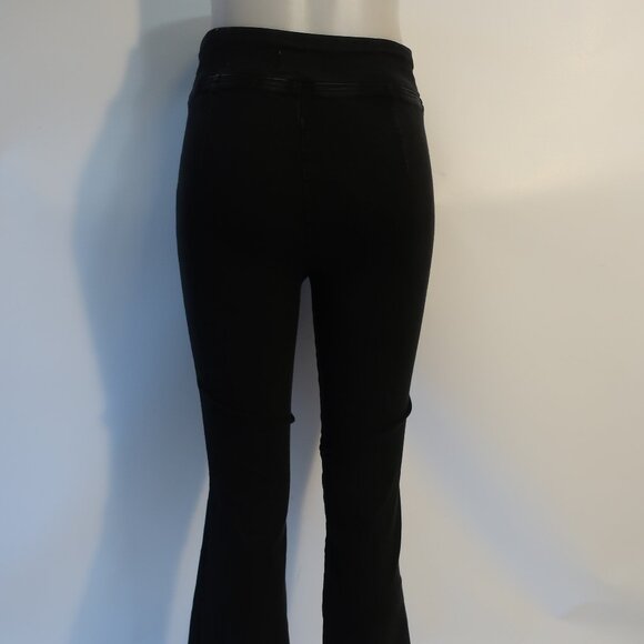 Womens Frame Bardot The Jetset Sheen Noir Black Denim Jean 1 US/S (25"-29") - Picture 8 of 12